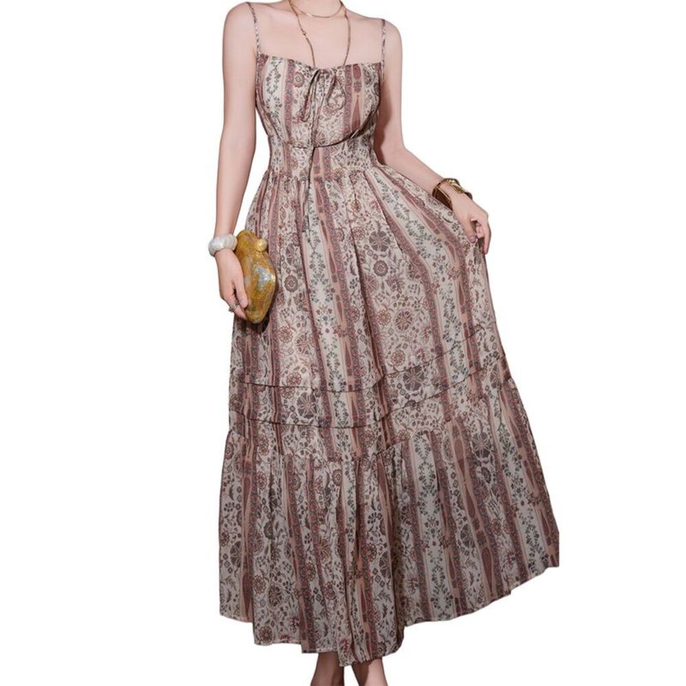 Burryco Womens Sleeveless Maxi Dress